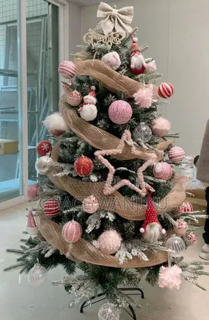 High Quality Christmas Ribbon Tree Decoration Mesh Tulle Roll Fabric