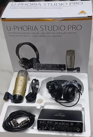 U- Phoria Studio Pro Recording Bundle Complete
