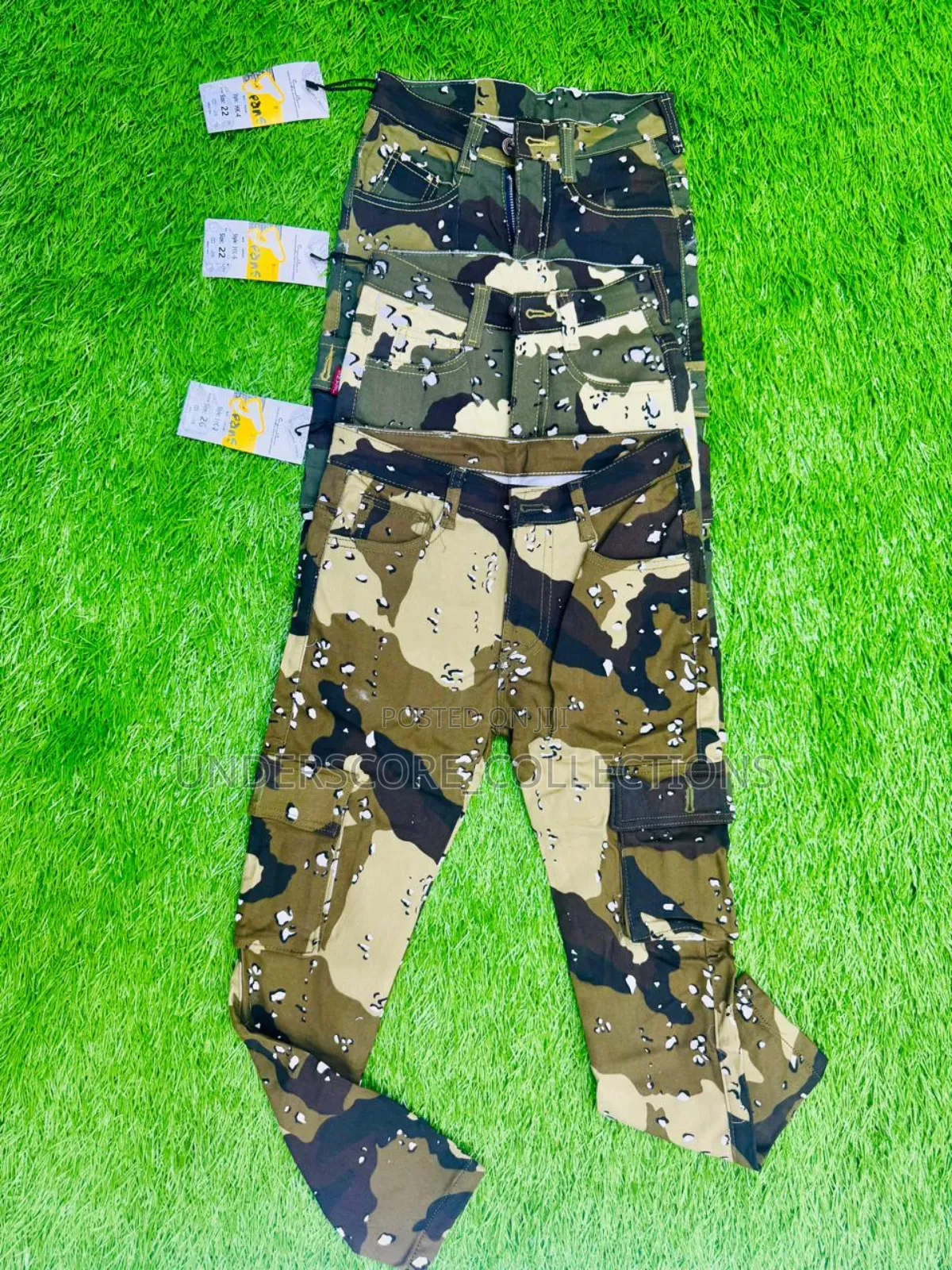 Army Colour Cargo Pants