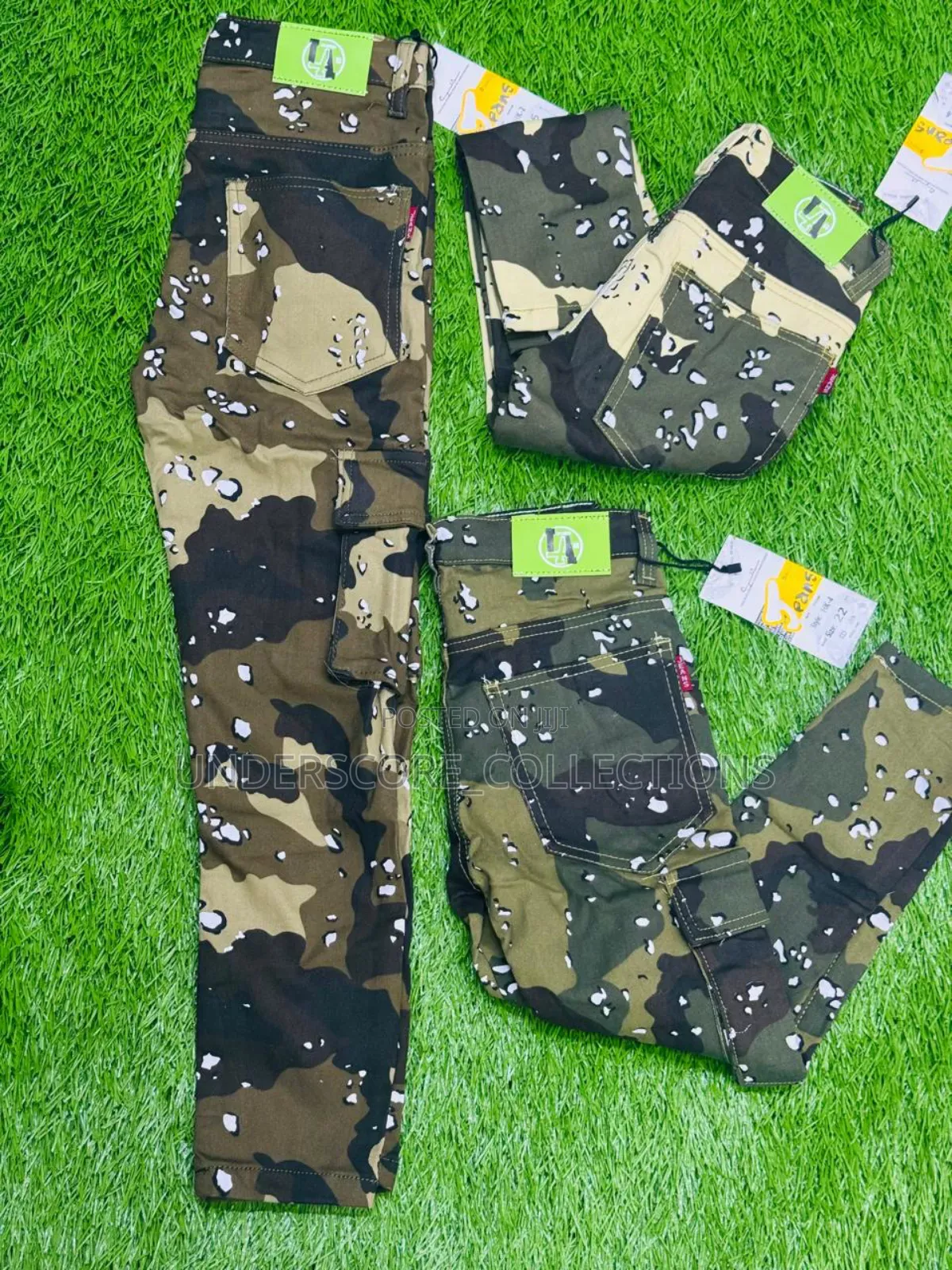 Army Colour Cargo Pants