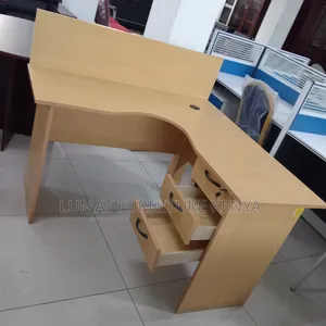 Sleek Curved Office Workstation