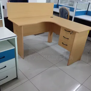 Sleek Curved Office Workstation
