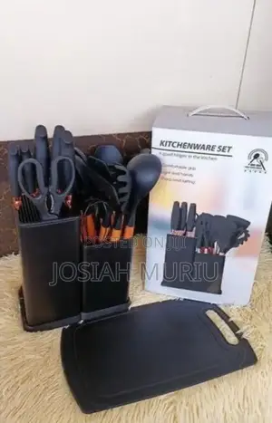 *19pc Executive Silicone Spoons* 
(Black)