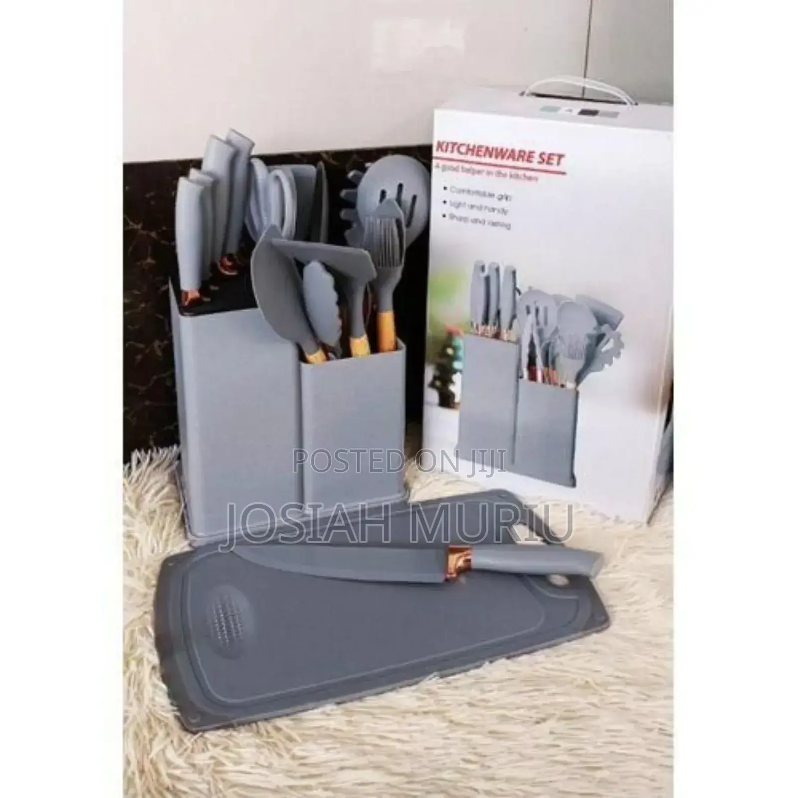*19pc Executive Silicone Spoons* (Grey)