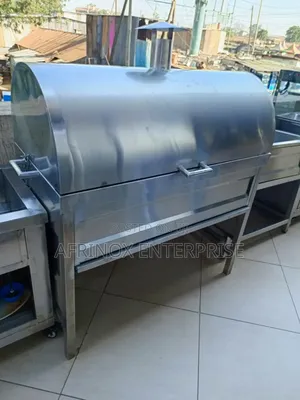  Stainless Steel BBQ Grill With Lid.