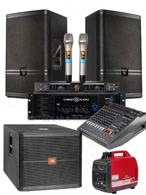 Powerful Outdoor - Event - Mobile Full Sound System Silent Generator