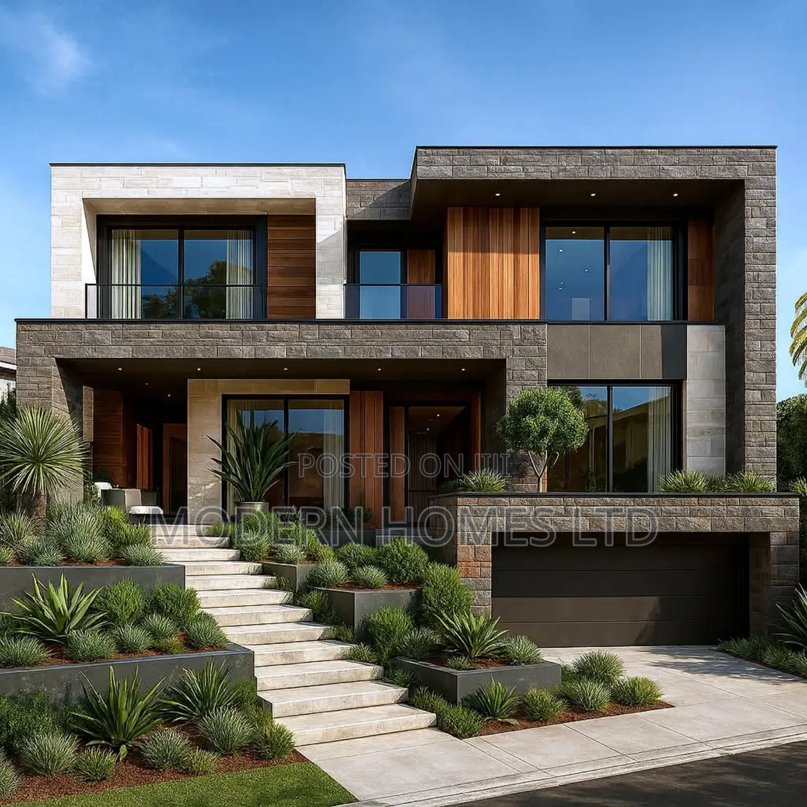 Modern Home Design, 3d Renders Construction