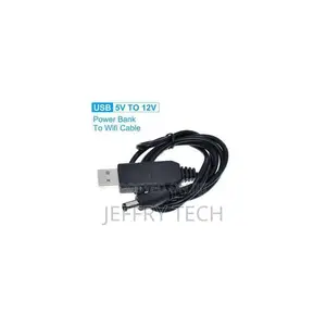 Usb Power Cable to Adapter Jack 5.5 X 5.2mm 5v to 12v (Power Bank Rou