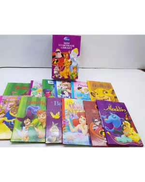 12 Disney Mini Storybook Library Set,