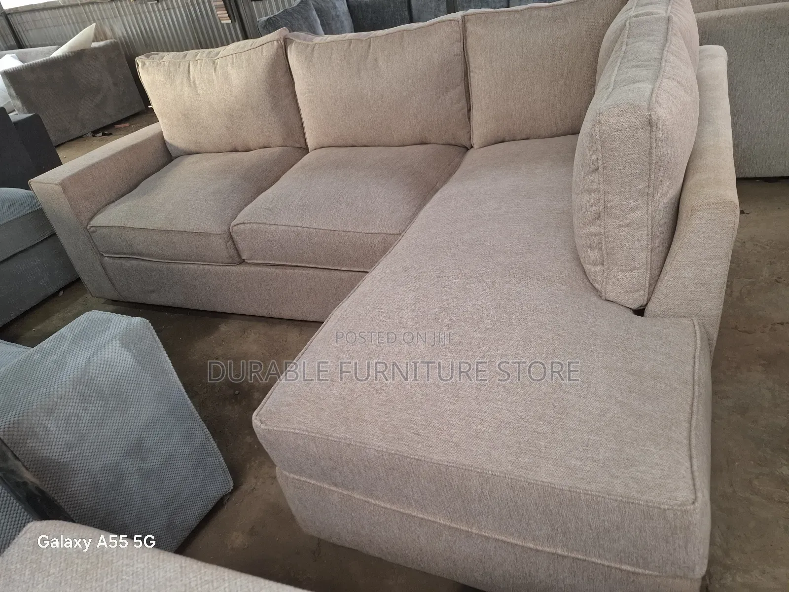 6 Seater Sofa  Spring Coushions