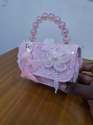 Pink Sequin Mini Handbag