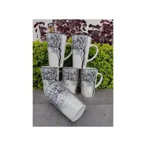 6 Pieces Set of Tree Mugs(White)