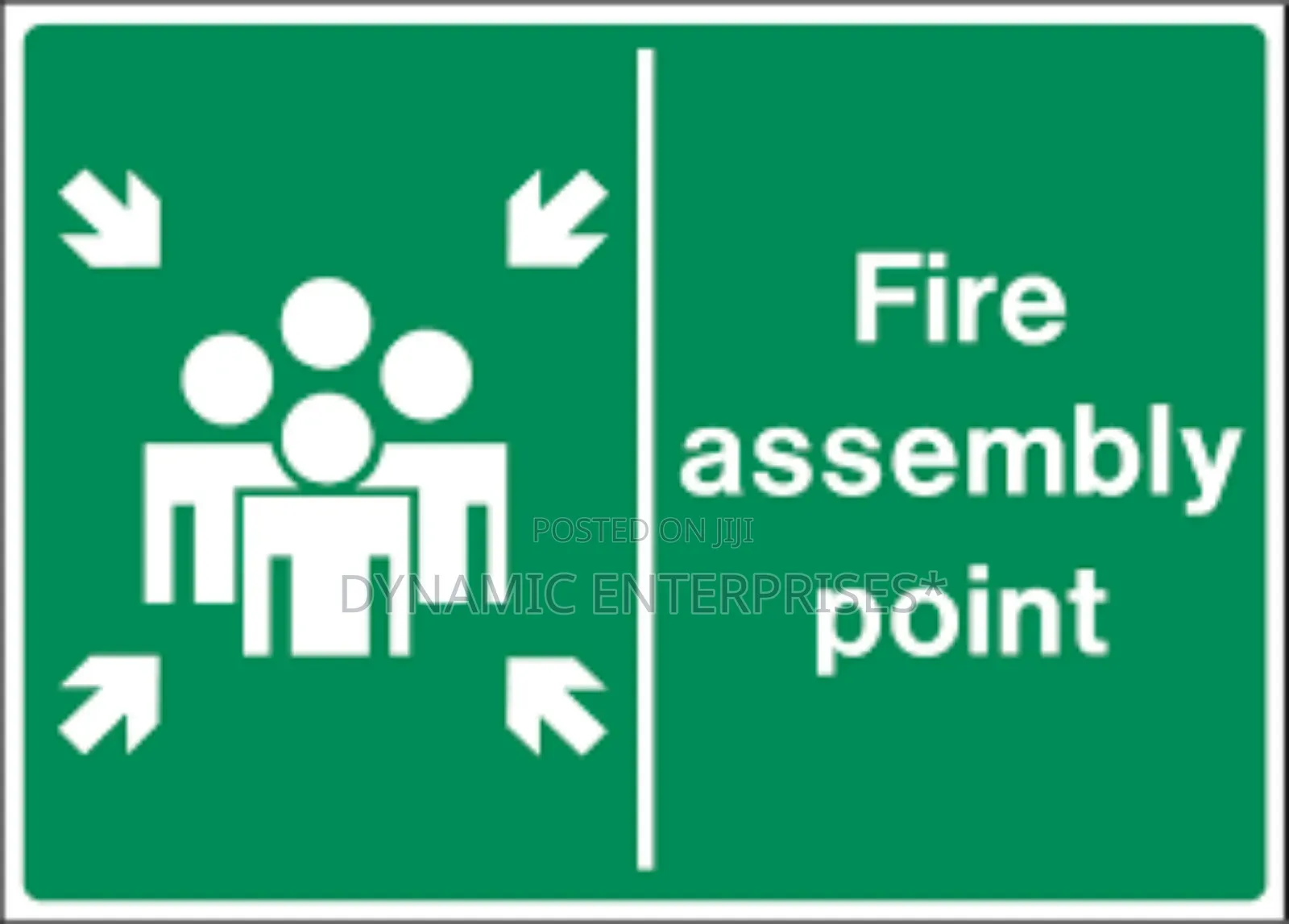 Fire Assembly Point Sign.