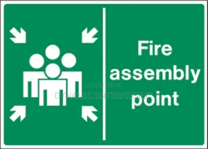 Fire Assembly Point Sign.