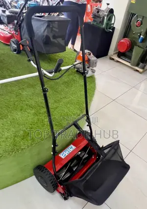 Aico Manual Lawn Mower 18 Inch With Grass Catcher