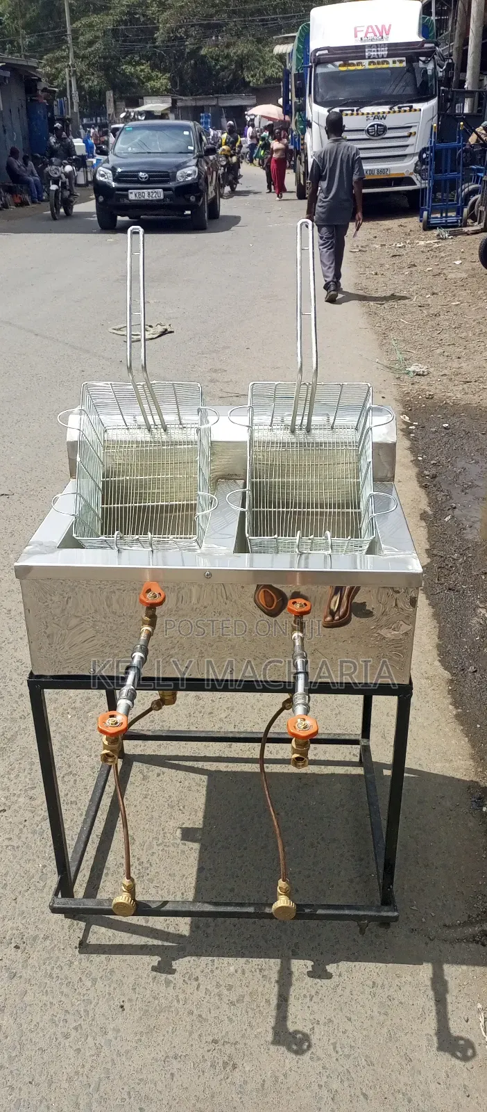 Double Gas Fryer
