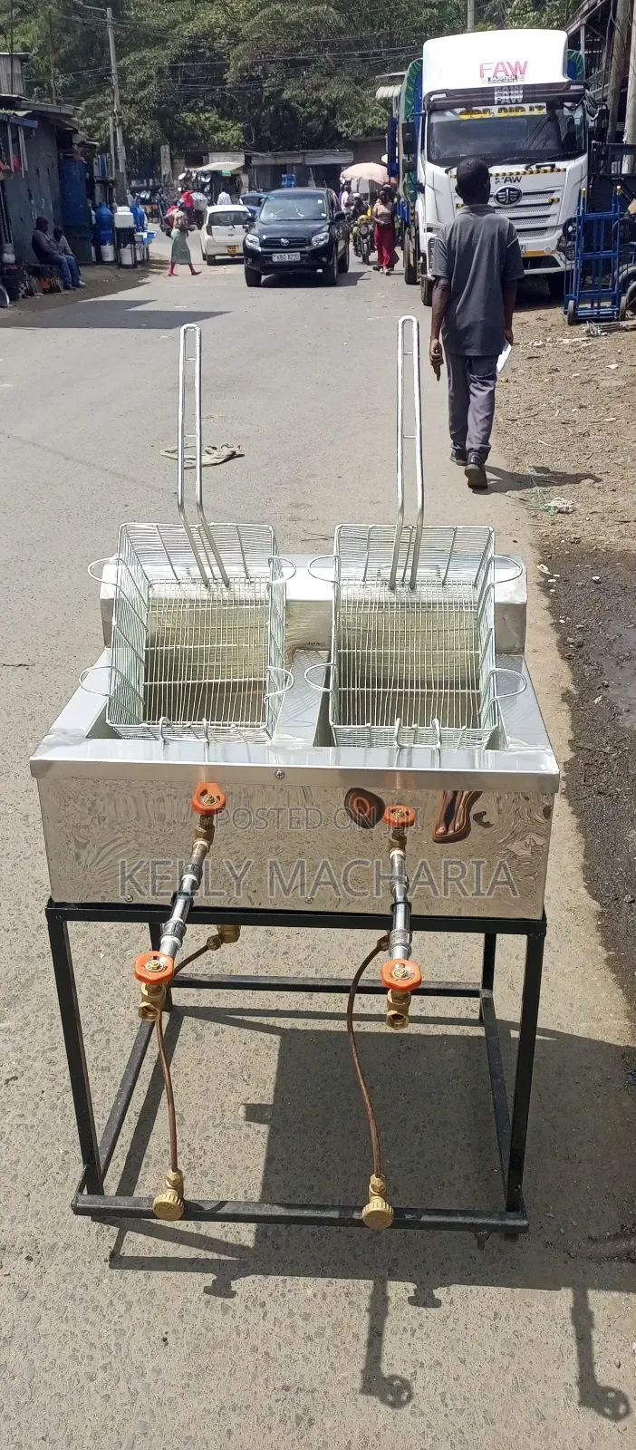 Double Gas Fryer