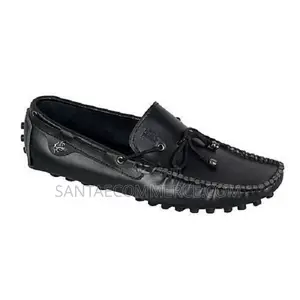 Tod's Leather Loafer Black