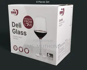 6 PCS *Delisoga Wine Glass 400ml