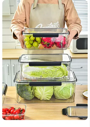 3pcs Acrylic Food Storage Containers