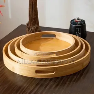 Multifunctional Big Size 4in1 Bamboo Trays