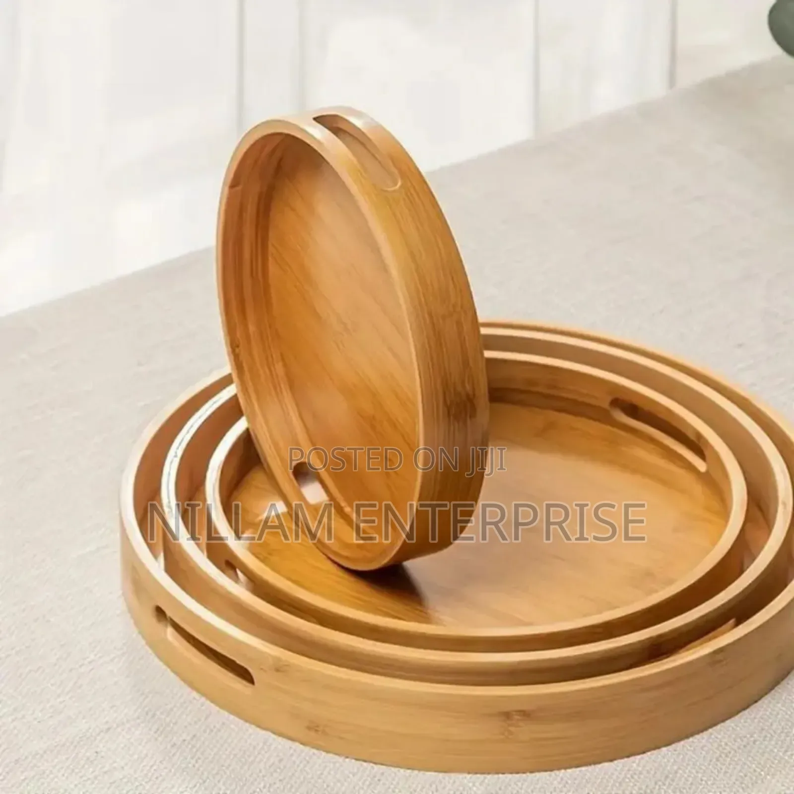 Multifunctional Big Size 4in1 Bamboo Trays