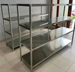 Durable Stainless Steel Rack – Perfect for Kitchen or Storage