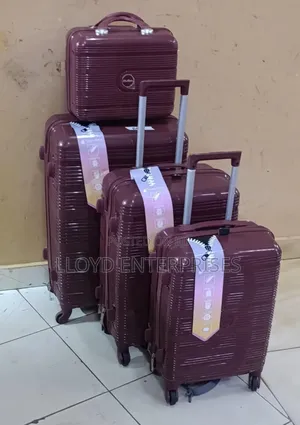 Unbreakable 4pcs Rubber Suitcases