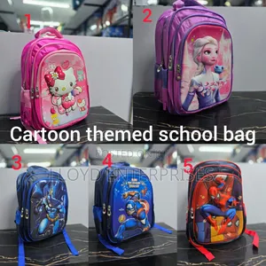 Pink and Blue School Bags
