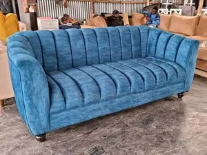 Blue Channel Sofa