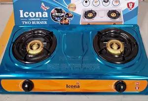 Brand New 2 Burner Gas Stove Icona *Stainless* Steel Cooker