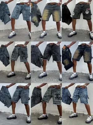 Quality Men Designer Casual Designer Denim Shorts