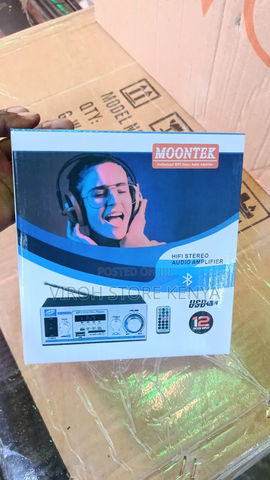 Moonek Car Amplifier Ac Bluetooth Amplifier