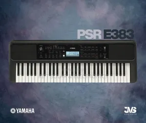 Yamaha PSR E 383 Portable Keyboard With Original Adapter