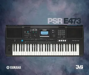 Yamaha PSR E 473 Portable Keyboard With Original Adapter