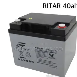 Ritar 12v 40ah Sealed Lead-Acid Battery (Model Dc12-40 or Ra12-40).