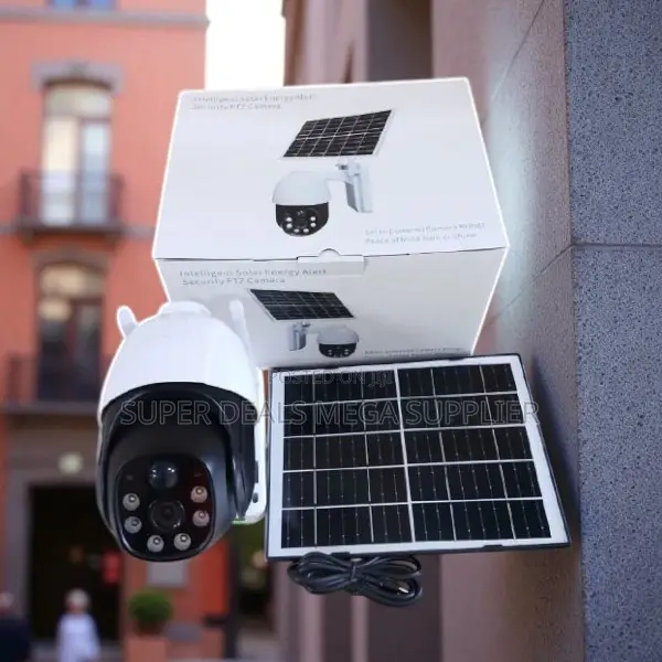 Solar 4g PTZ Security Cam With Human Detection and Cloud Storage