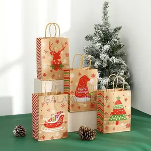 Christmas Gift Bags Kraft Paper