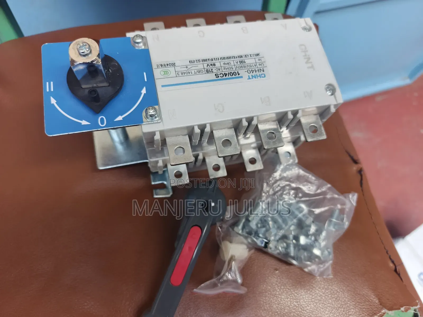 100amps Manual Changeover