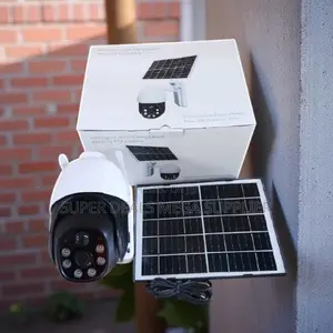 Solar 4g Color Night Vision PTZ CCTV Camera With Pan Tilt Control