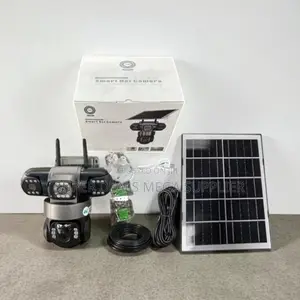 V380 Pro Solar Ptz 12mp Triple Lens 4g Camera With Human Detection