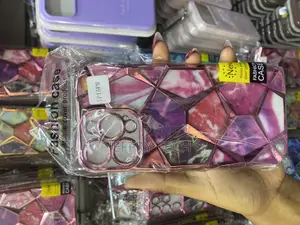 Vonzee Diamond Cut Case for iPhone 15 Pro Max Geometric Marble Design