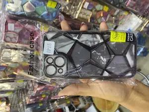 Nifuice Diamond Cut Case for iPhone 15 Geometric Marble Design