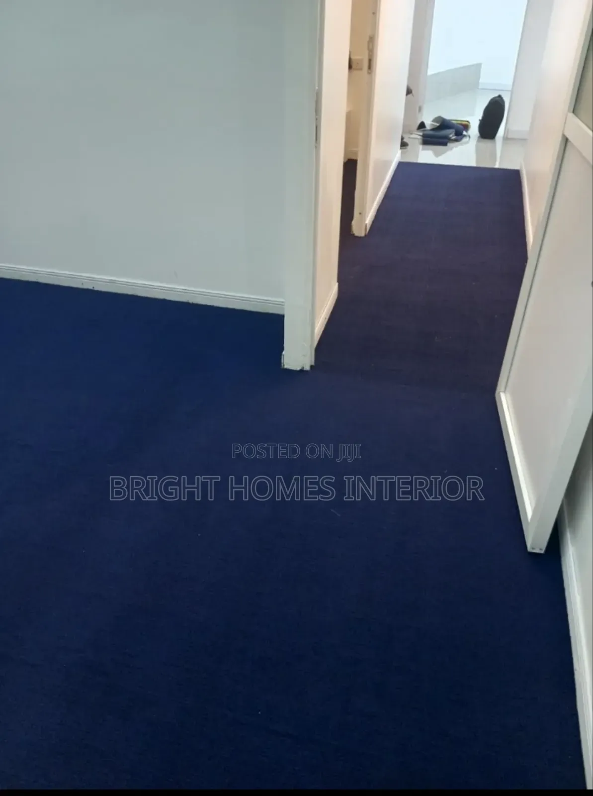 Navy Blue Office and Church Carpet Available
