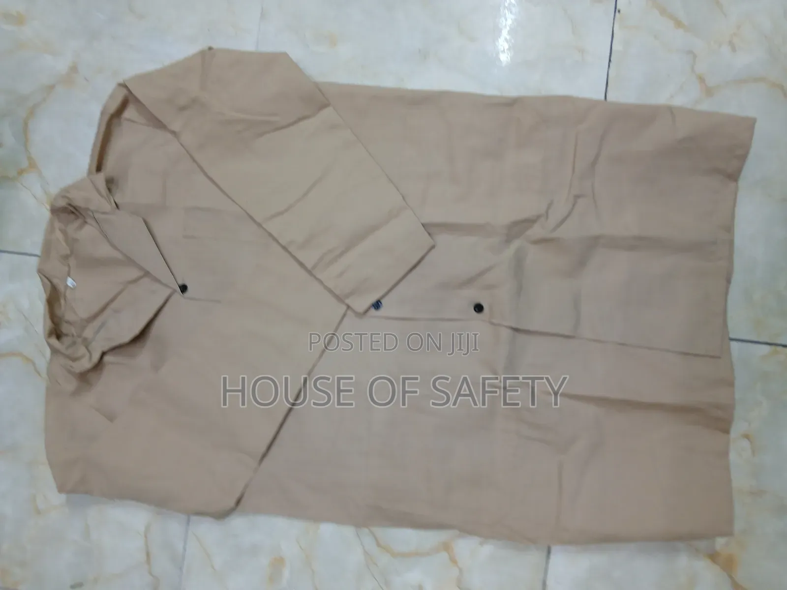 Beige Dustcoat Woven Fabric