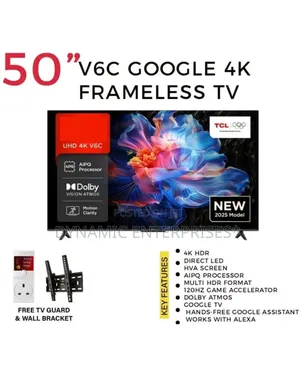 TCL V6c 50-Inch HDR Smart Google Tv
