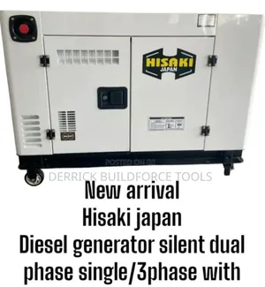 Hisaki Japan 16.25kva Dual Phase Diesel Silent Generator