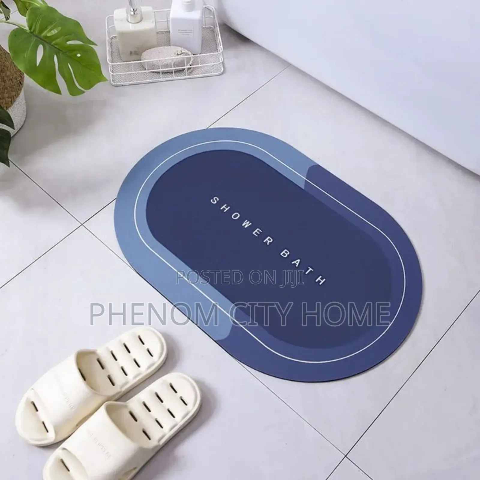 Greyish Design Rubber Bottom Absorbent Doormats