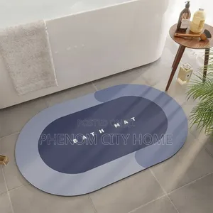 Greyish Design Rubber Bottom Absorbent Doormats