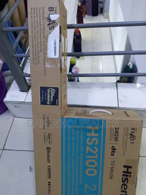 Hisense Hs2100 Soundbar Compact Design
